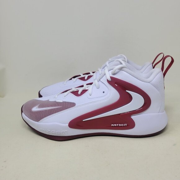 Nike HyperSet 2 White Team Crimson Men\'s Size 10 FQ7070-106 Volleyball Shoes main image 9